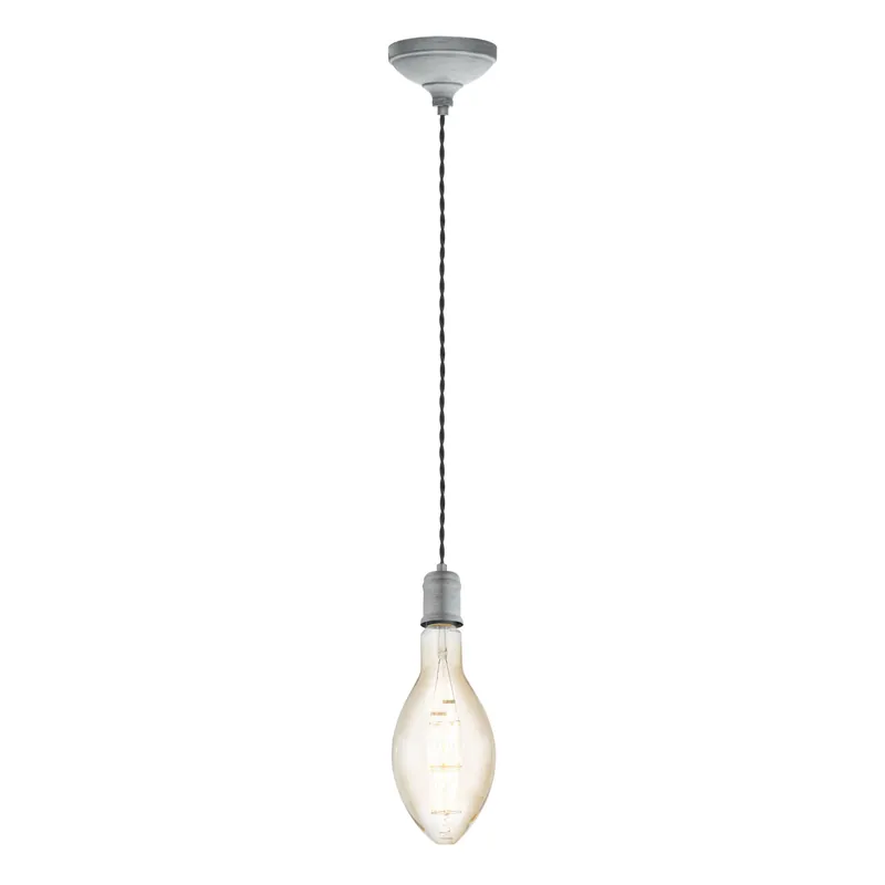 Eglo Pendelleuchte YORTH Silber Antik E27 max. 60W Direktkauf