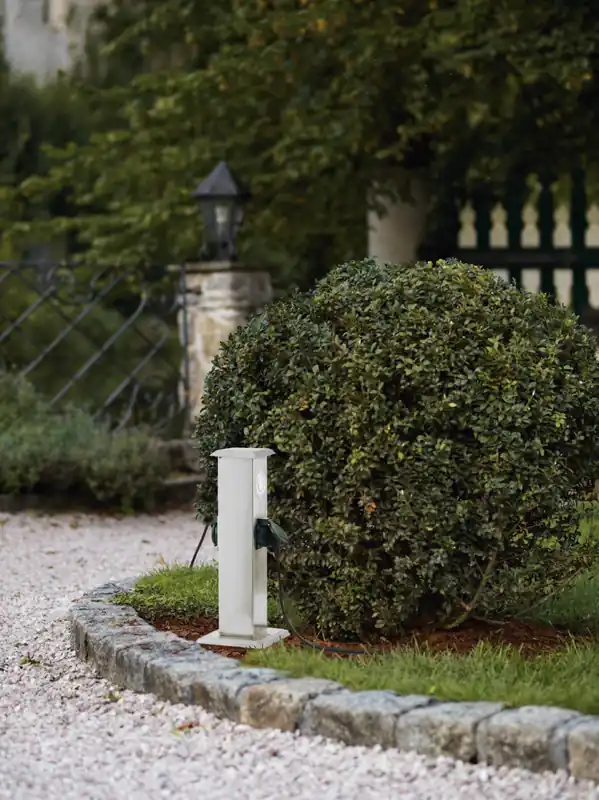 Eglo Garten Steckdosensäule PARK T Edelstahl Markenware