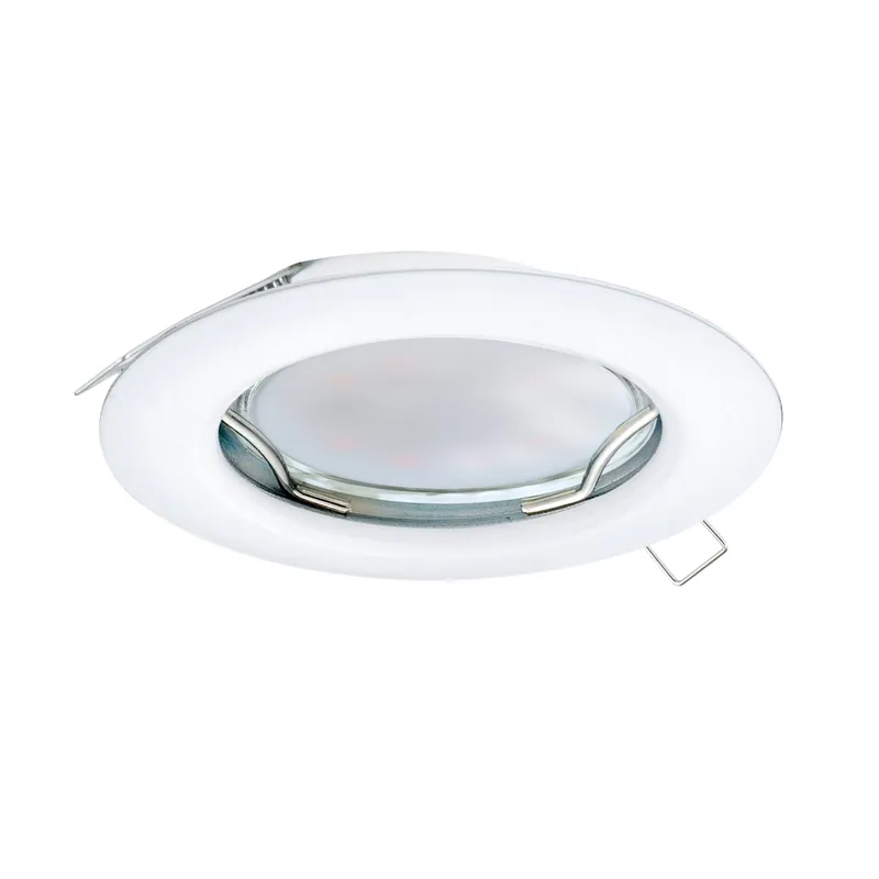 Markenware Eglo LED Einbauleuchte Peneto Weiß GU10 3W 240lm 3000K (Warmweiß) Ø78mm