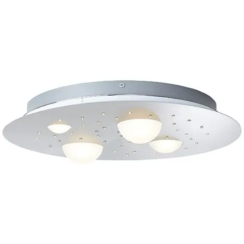 Bestseller Brilliant LED Deckenleuchte Planets Silber 17W DIM+RGB Backlight mit Fernbedienung