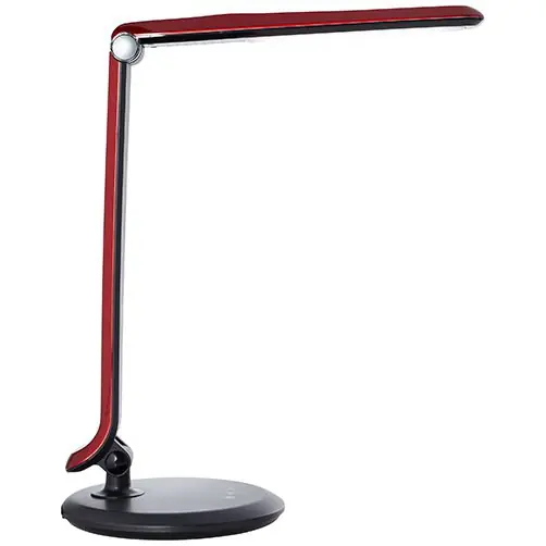 Brilliant LED Schreibtischleuchte Vanita Modern Rot 8W TOUCH-SWITCH 4600K Neutralweiß dimmbar Must-Have
