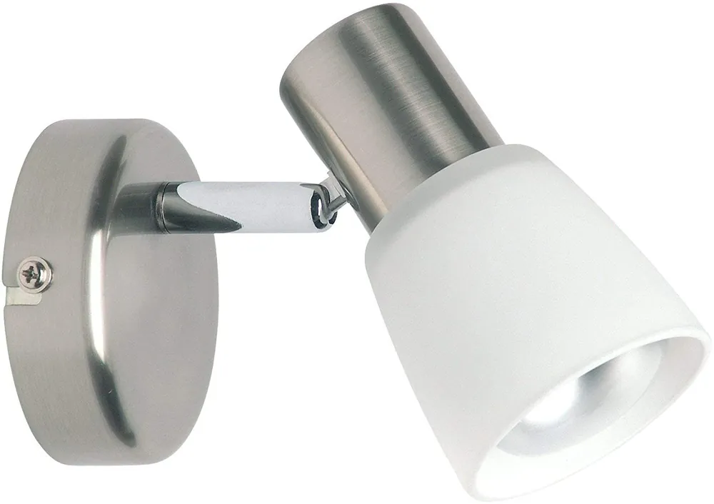 Brilliant Wandspot Luca eisen/chrom E14 max. 40W schwenkbar Knallerangebot