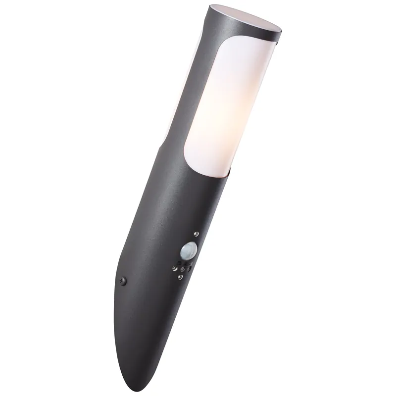 Aktuell Brilliant Außenwandleuchte Gap anthrazit E27 max. 40W mit Bewegungsmelder IP44