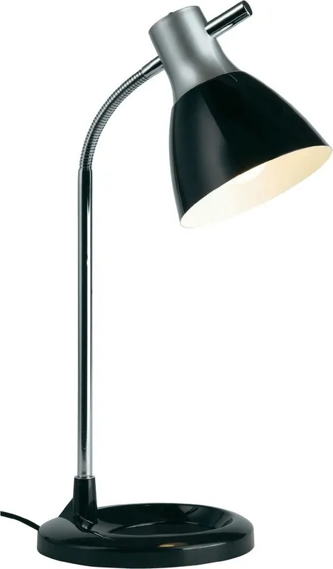 Online Kaufen Brilliant Schreibtischleuchte Jan schwarz silber E27 max. 40W