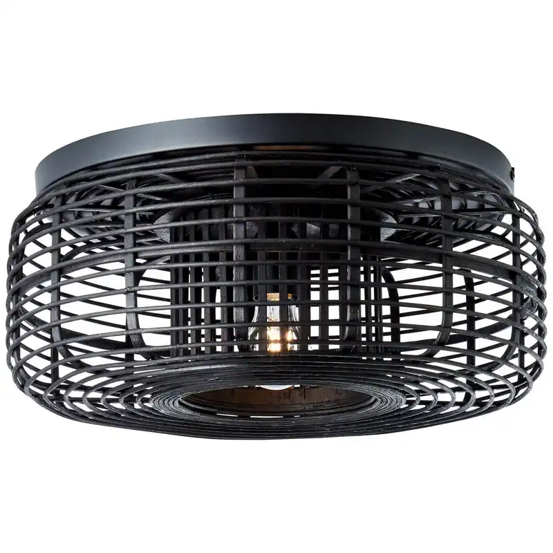 Brilliant Deckenleuchte Crosstown schwarz Holz E27 max. 40W Finale Aktion