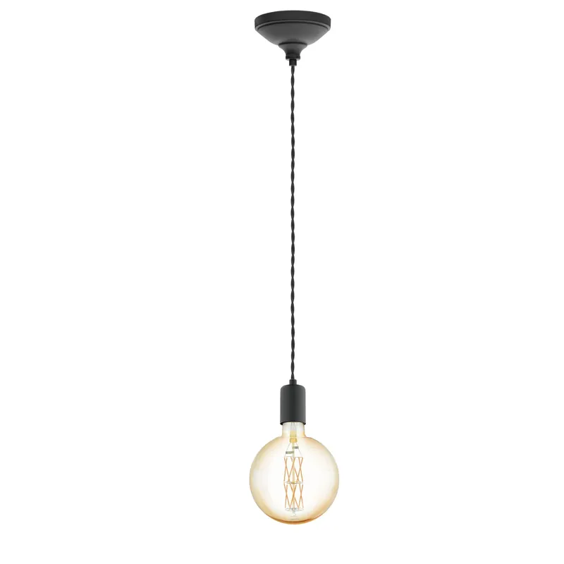 Eglo Pendelleuchte YORTH Schwarz E27 max. 60W Super-Preis