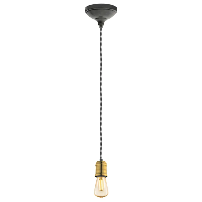 Eglo Pendelleuchte YORTH Gold/Schwarz E27 max. 60W Top-Preis