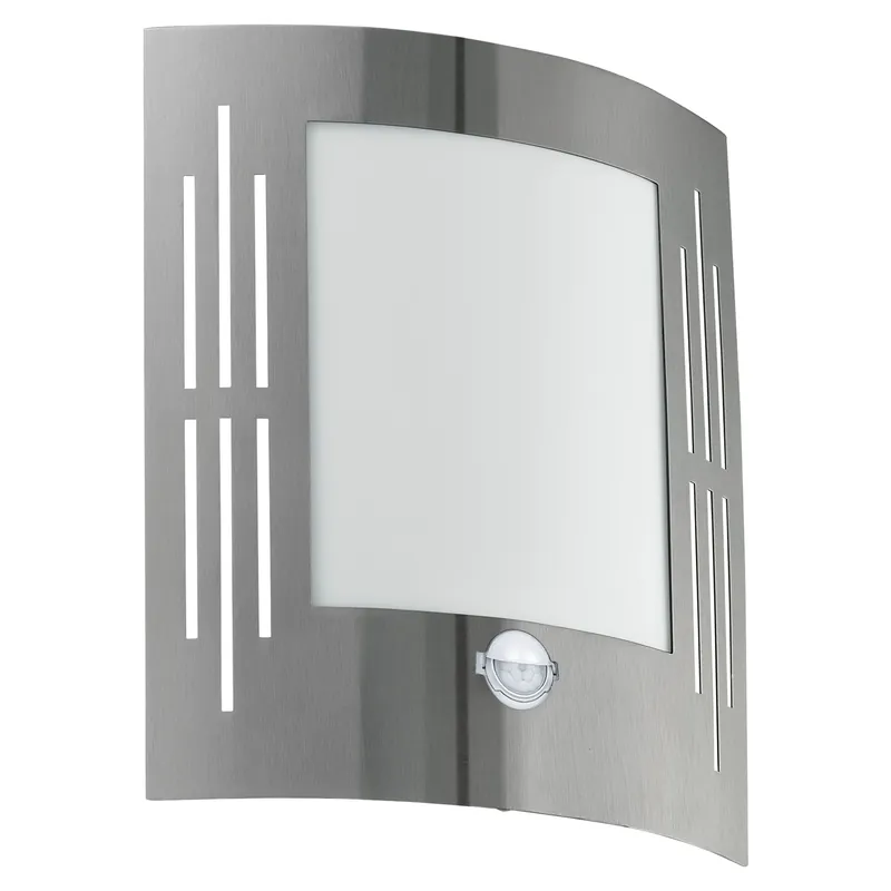 Sonderaktion Eglo Außenwandleuchte City E27 max. 60W mit Bewegungsmelder IP44