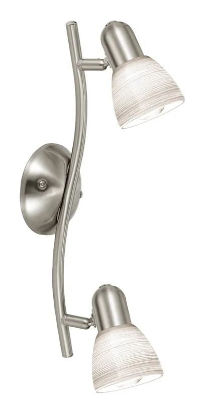 Eglo Deckenstrahler DAKAR 1 nickel matt Glas E14 max. 40W schwenkbar Top-Preis