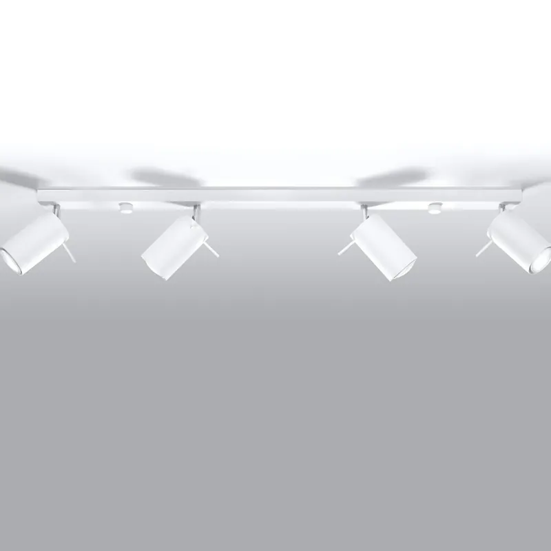 Deckenleuchte 4L Weiss aus Stahl 4x 40W IP20 GU10 230V Top-Seller