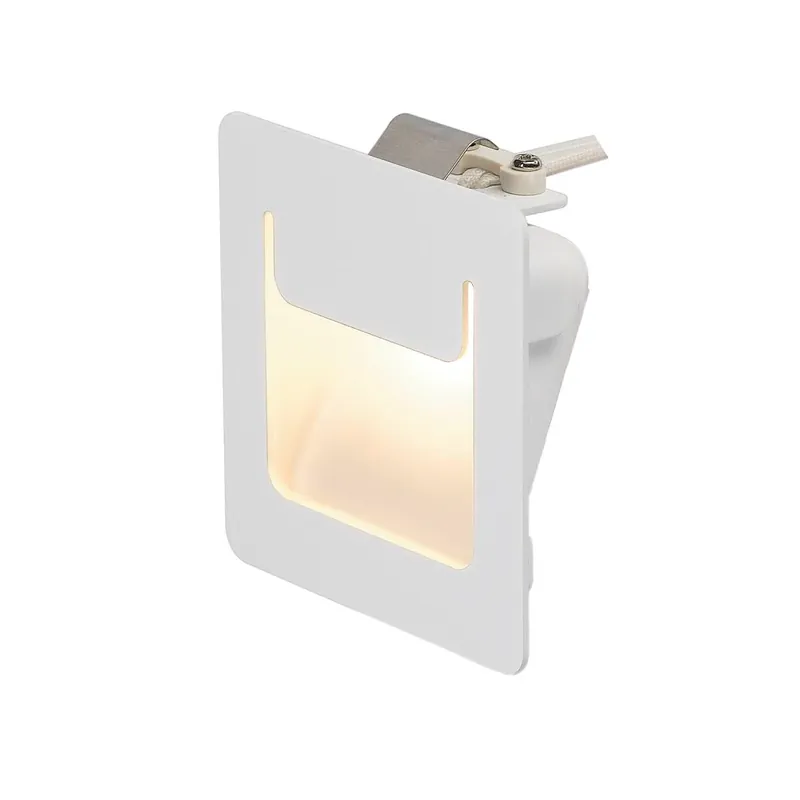 Gratis Versand SLV Downunder Einbauleuchte Led 3000K Eckig Weiß L/b/h 8/32/8 Cm Inkl. Blattfedern