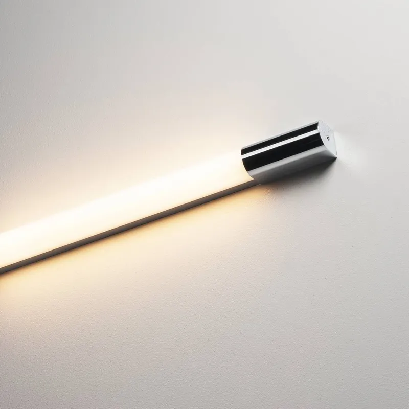SLV Wandleuchte Led 3000K Chrom/weiß H 60 Cm Inkl. Led- Treiber Kostenloser Versand