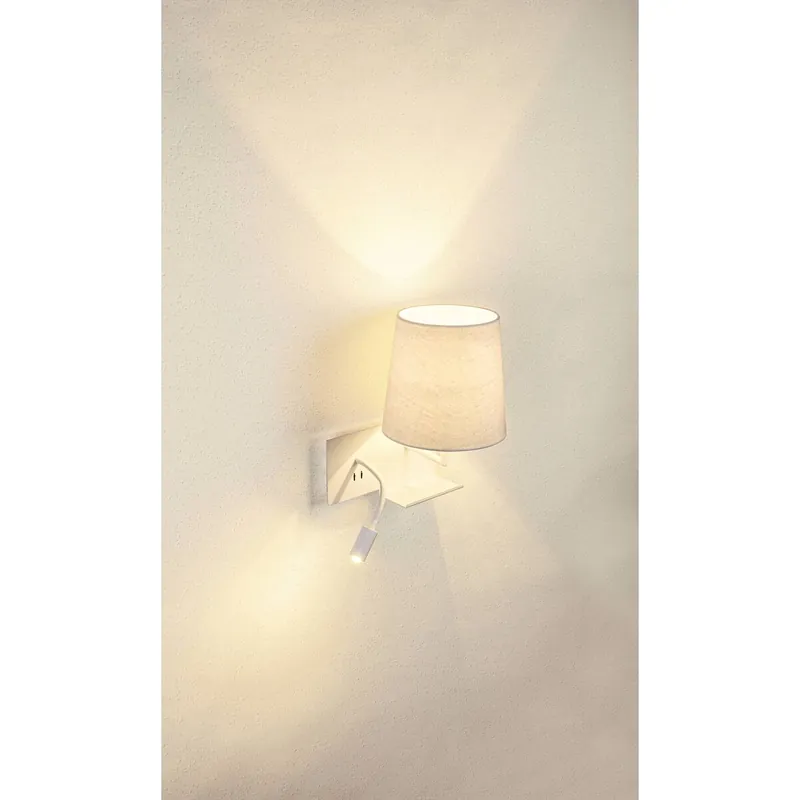 Preis Gesenkt SLV Indoor Led Wandaufbauleuchte 3000K Weiß Version Rechts Inkl. Usb Anschluss