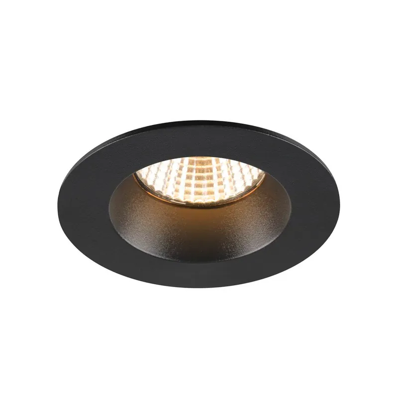 Top-Seller SLV Universal 68 Deckeneinbauleuchte 2500/3000/4000K 38° IP65 Rund Schwarz