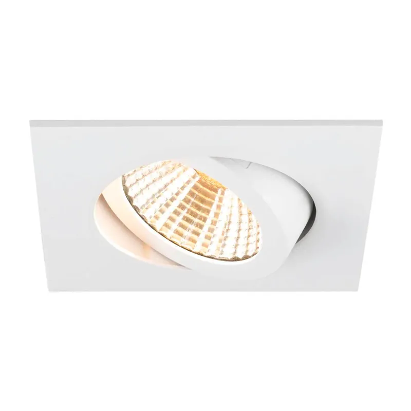 Expressversand SLV New Tria® 68 Deckeneinbauleuchte 1800-3000K 38° Ip 20 Quadratisch Weiß