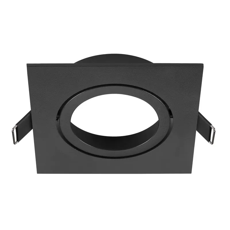 SLV New Tria® 95 Deckeneinbauring L: 11 B: 11 H: 2.6 Cm Ip 20 Schwarz Top-Seller