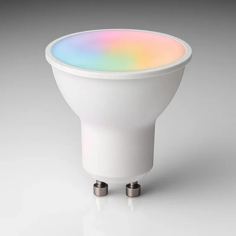 Rabatt LED GU10 4.7W Smart Leuchtmittel – RGB + CCT, dimmbar, WLAN (TUYA), 400 lm – kompatibel mit Alexa & Google Home