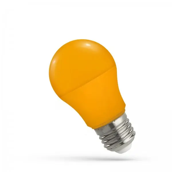 Kostenfreie Lieferung Spectrum LED E27 A50 Farbig Bunt 4,9W Birne 270° Lichterkette Leuchtmittel Deko ORANGE