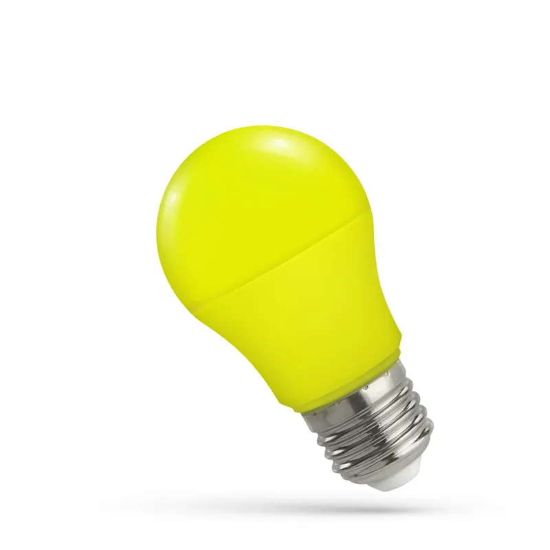 Geprüft Spectrum LED E27 A50 Farbig Bunt 4,9W Birne 270° Lichterkette Leuchtmittel Deko GELB