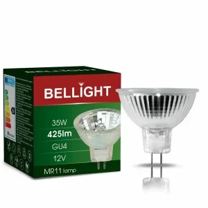 Bellight MR11 GU4 Halogen 35W Leuchtmittel 30° Birne 432lm 12V Warmweiß dimmbar Kracherpreis
