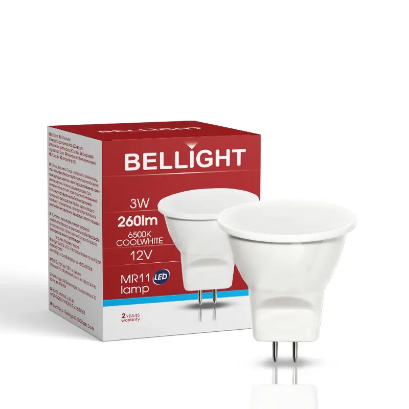 Knallerangebot BELLIGHT LED GU4 MR11 3W = 50W 260lm 12V Reflektor 200° Kaltweiß 6500K