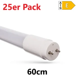 25er Pack Spectrum LED 60cm Röhre G13 Tube Glas T8 Leuchtstoffröhre 8,5w 900lm Kaltweiß 6000K Markenprodukt