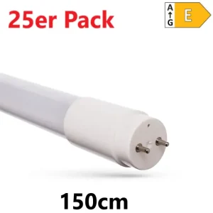 25er Pack Spectrum LED 150cm Röhre G13 Tube Glas T8 Leuchtstoffröhre 20W 2400lm Kaltweiß 6000K Sichere Zahlung