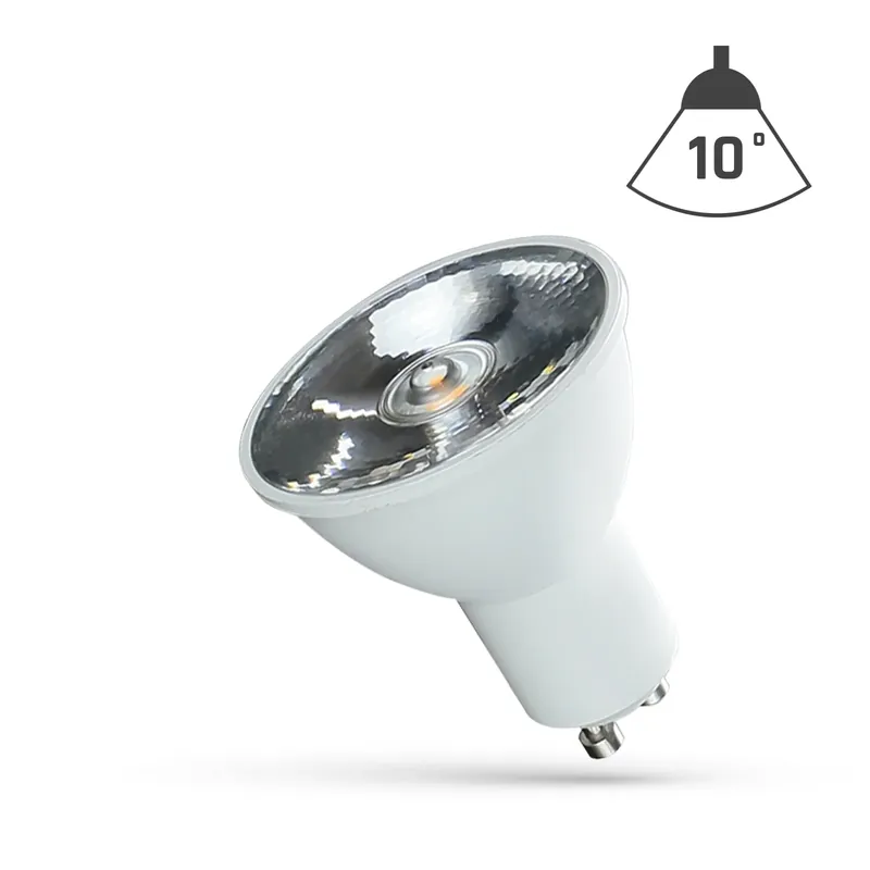 Neu Im Sortiment Spectrum LED GU10 6W = 60W 10° Reflektor 350lm Abstrahlwinkel 230V Warmweiß 3000K