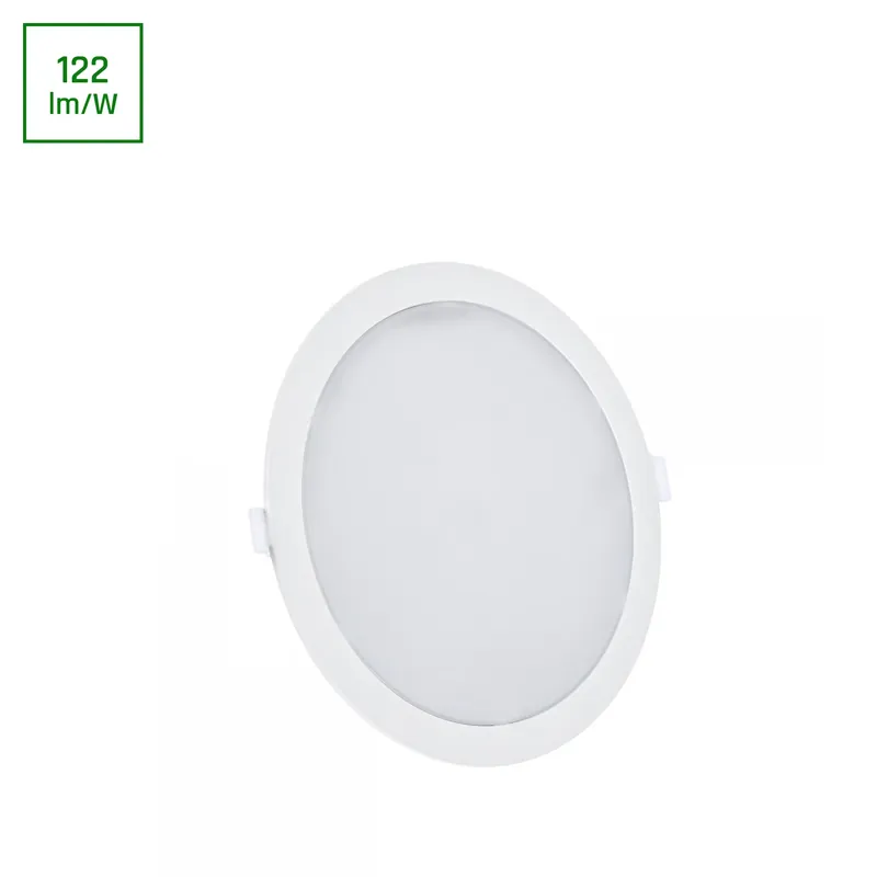 Finale Aktion Spectrum LED Panel Algine Einbauleuchte 18W rund weiß 2200lm Deckenleuchte IP20 Warmweiß 3000K