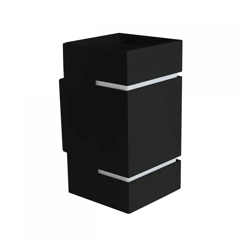 Angebot Spectrum LED Wandleuchte SQUALLA LUMO G9 IP20 Innenleuchte eckig schwarz Up & Down max. 6W