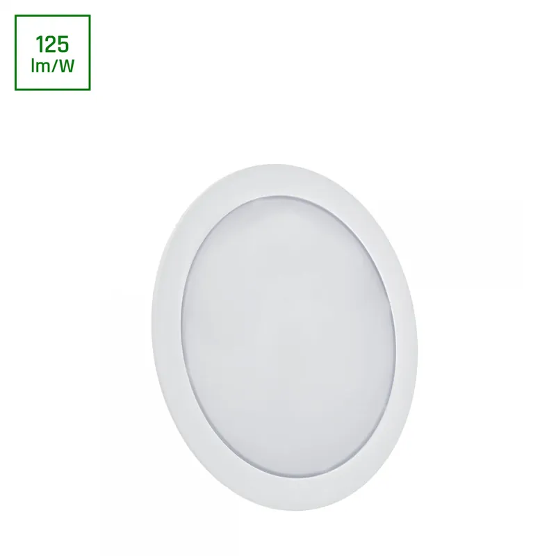 Neue Ware Spectrum LED Panel Algine 2w1 Einbauleuchte 12W rund weiß 1500lm Deckenleuchte IP20 Neutralweiß 4000K