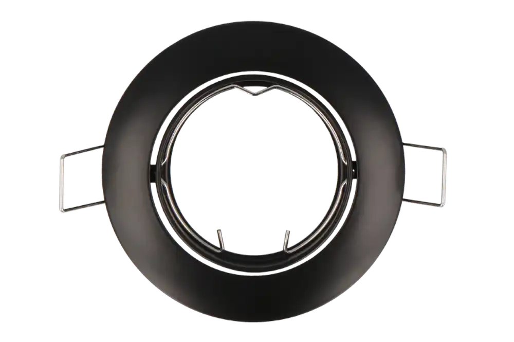 Highlight LED-line Einbaustrahler Ø92mm max. 35W Spot schwenkbar IP20 Downlight rund schwarz matt