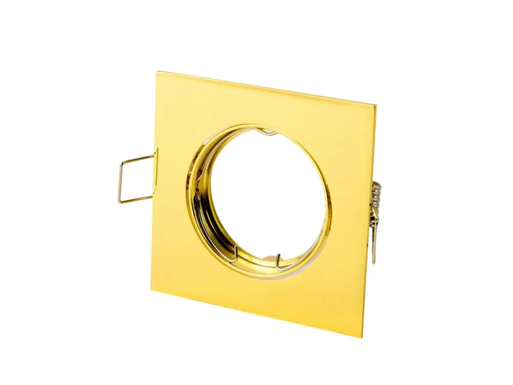 LED-line Einbaustrahler max. 35W Spot schwenkbar IP20 Downlight eckig gold Super-Preis