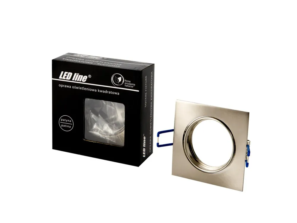 Preisreduziert LED-line Einbaustrahler max. 35W Spot schwenkbar IP20 Downlight eckig satin
