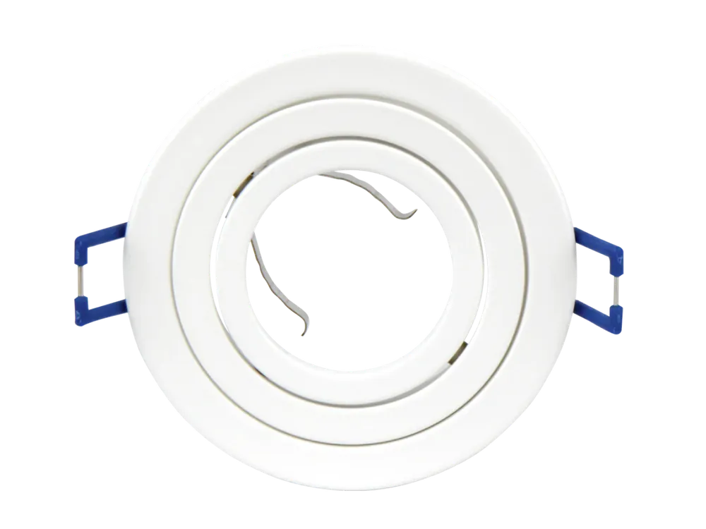 Neuheit LED-line Einbaustrahler OROSA SLIM Ø92mm max. 35W Spot schwenkbar IP20 Downlight rund weiß gebürstet