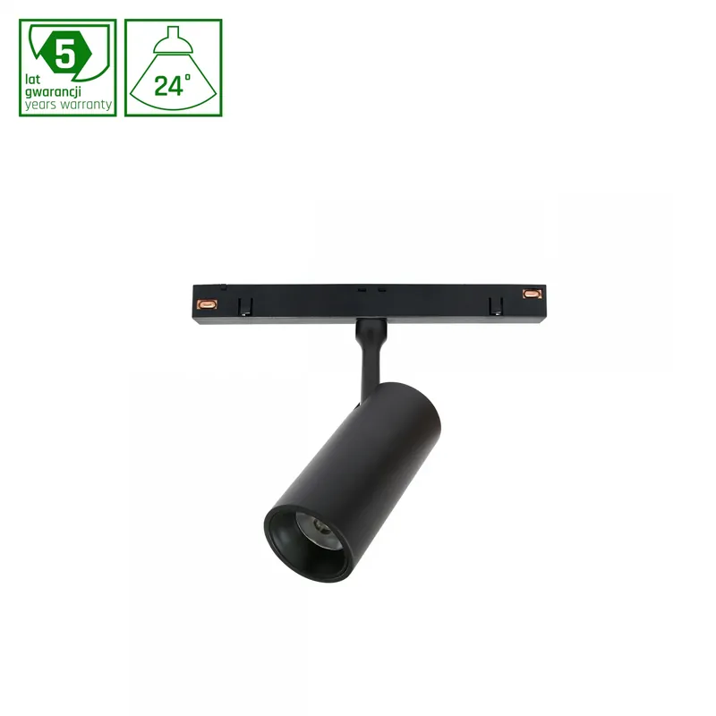 SPOT S LED Stromschienenstrahler 48V 6W 24° Warmweiß Schwarz Jetzt Kaufen