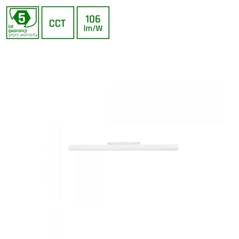 LINE M LED Stromschienenstrahler 48V 17W Weiß Neue Kollektion