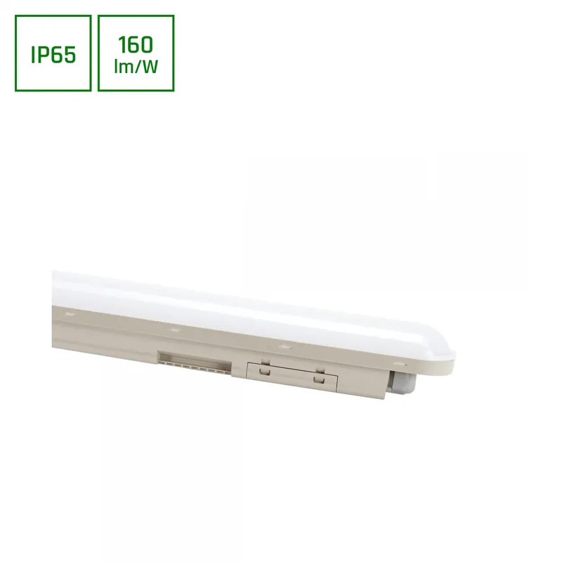 LIMEA CONNECT LED Feuchtraumleuchte 60cm 25W IP65 Hermetisch Grau Meistverkauft