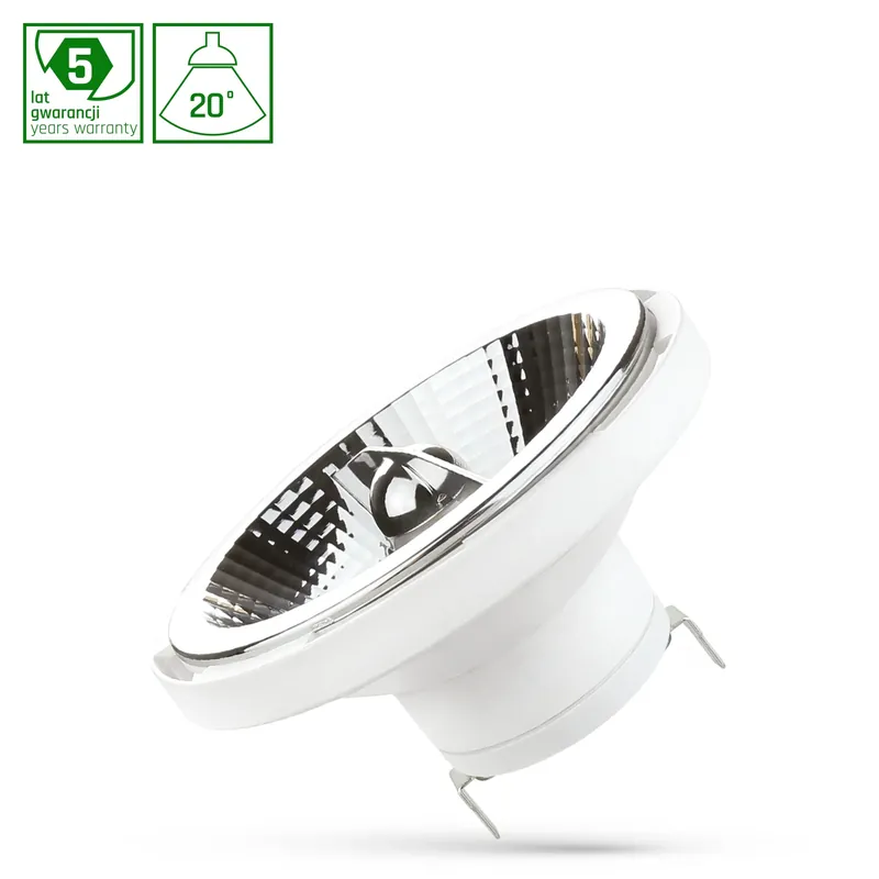 Neu Im Sortiment Spectrum LED AR111 G53 Reflektor 11W weiß 800lm 20° 12V Neutralweiß 4000K