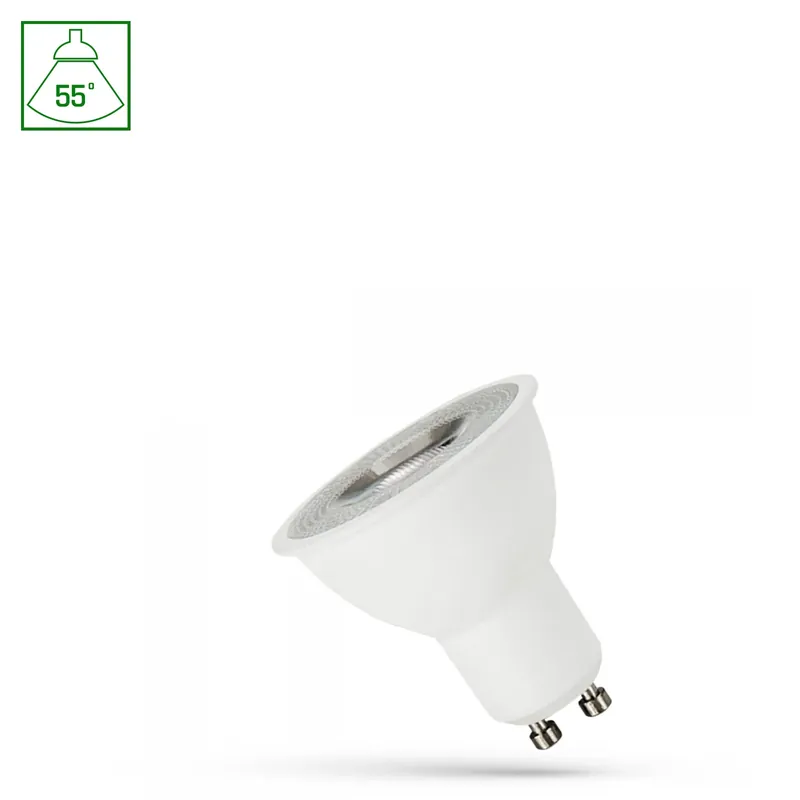 Spectrum LED GU10 4W Reflektor 350lm 55° mit Linse weiß 230V Kaltweiß 6000K Kracherpreis