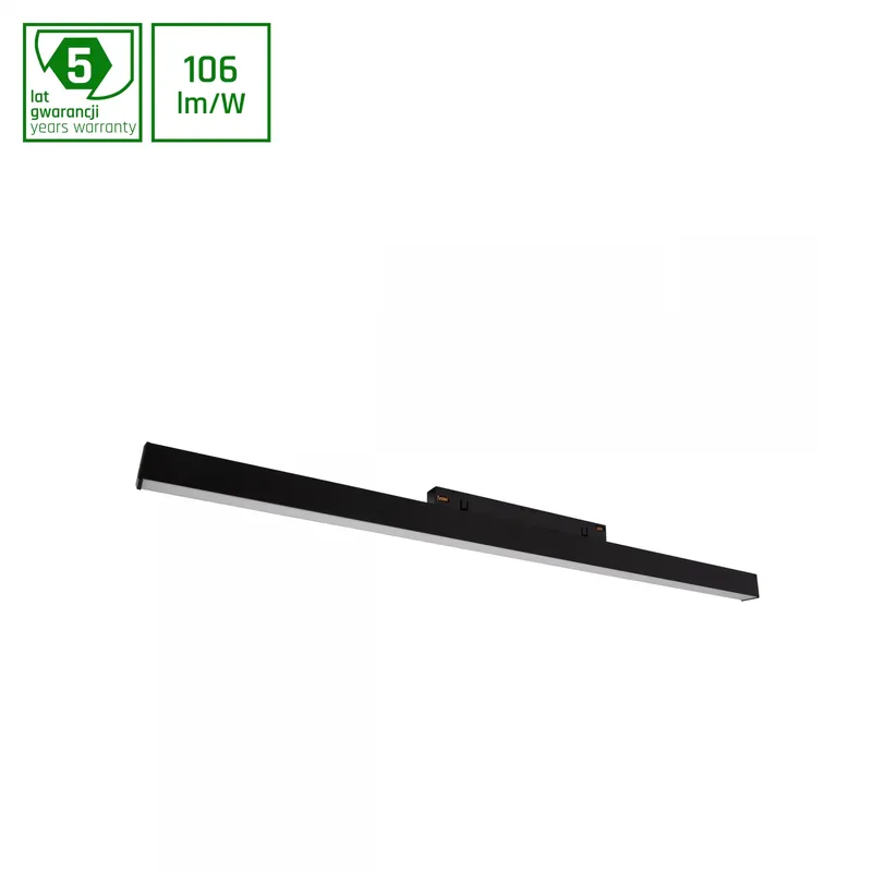 LINE M LED Stromschienenstrahler 48V 17W Warmweiß Schwarz Preisreduziert