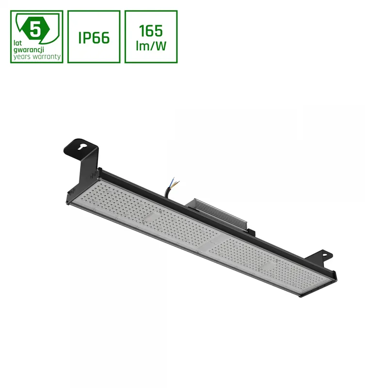 HALLS LINE 3 LED Hallenstrahler 150W 90° Neutralweiß 0-10V Dimmbar IP66 Schwarz Neuheit