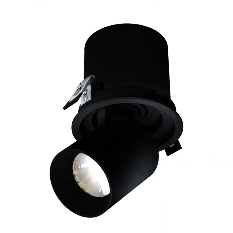 Kostenloser Rückversand Flexiron M LED Downlight 12W Ø100mm IP20 Black 3000K