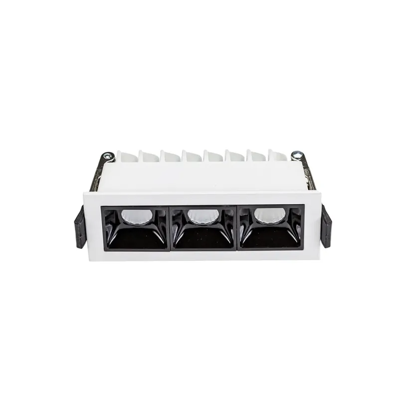 Grid Square M LED Downlight 8W IP20 45x106mm White 3000K Markenprodukt