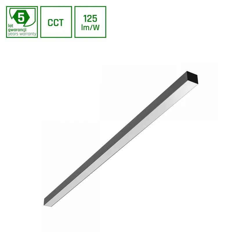 Heißes Angebot Spectrum LED ALLDAY BASIC 120cm Deckenleuchte 20/30/40W 5000lm schwarz 115° 230V IP20 2700-6000K CCT