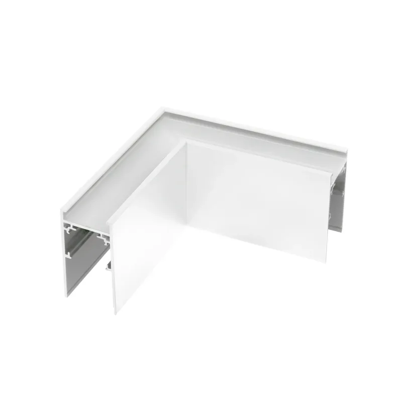 Letzte Chance Horizontaler L-Verbinder Stromschiene 48V Weiß