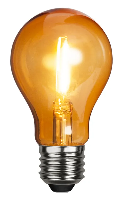 Beliebt Filament LED, E27, Kugelform, orange