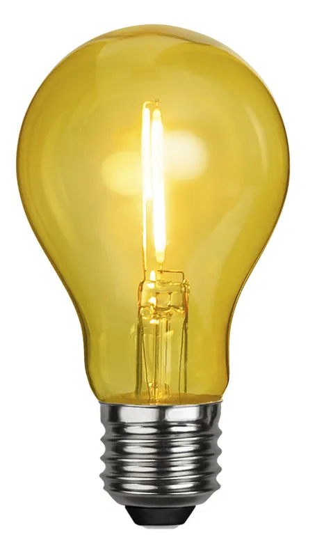 Rabatt Filament LED, E27, Kugelform, gelb