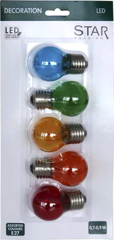 Bestseller Filament LED, E27, 5er Pack,