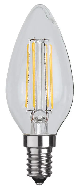 Gratis Versand Filament LED, E14, 2700 K, 80 Ra, A+, 4,2W